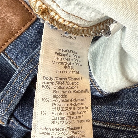 Madewell High Rise Skinny Flared Jeans Dark Blue 25 Tall Long - Picture 6 of 12